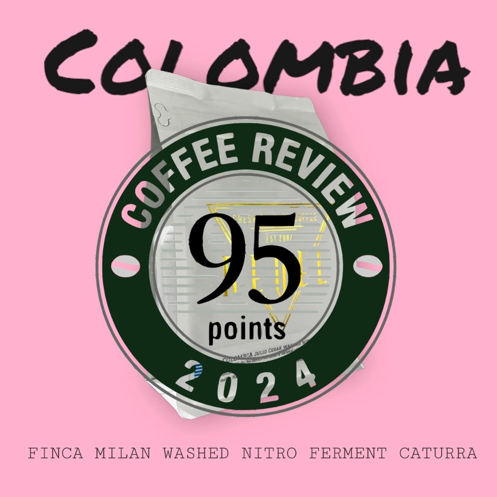 Revel Fresh Roasted Colombia Whole Coffee Beans “Julio Cesar Washed Nitro” 12oz